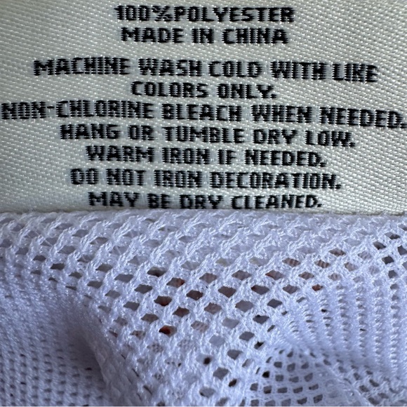 Original Fables White and Green Original Sin Jersey with Red Petals Size Small - Picture 5 of 6